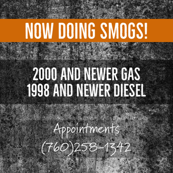 Shorty's Speed Shop - We are now able to perform smog inspections on 2000 and newer gas vehicles and 1998 and newer diesels. Please call for appointments! - Auto Repair Near Me - Bishop, California Shorty's Speed Shop - We are now able to perform smog inspections on 2000 and newer gas vehicles and 1998 and newer diesels. Please call for appointments! - Auto Repair Near Me - Bishop, California