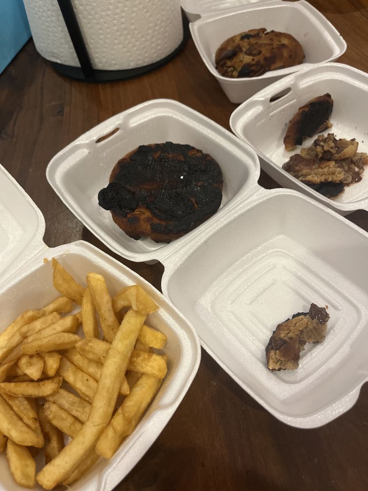 Food from MrBeast Burger