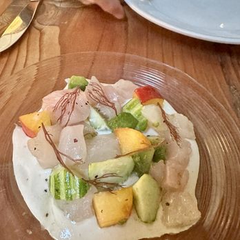Sirene - Halibut crudo - Seafood Near Me - Oakland, California Sirene - Halibut crudo - Seafood Near Me - Oakland, California