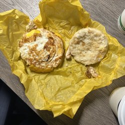 Smashburger - Supposed to be an egg and cheese biscuit.