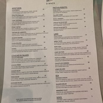 Frida Midtown - Food menu - Mexican Near Me - New York, New York