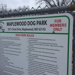 Maplewood Dog Park - Unwelcoming to guests who aren't members. Requires code.