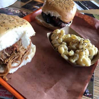 Butcher BBQ Stand - Pulled pork and burnt end sandwiches. The bun is as amazing as the barbecue - Barbeque Near Me - Wellston, Oklahoma Butcher BBQ Stand - Pulled pork and burnt end sandwiches. The bun is as amazing as the barbecue - Barbeque Near Me - Wellston, Oklahoma