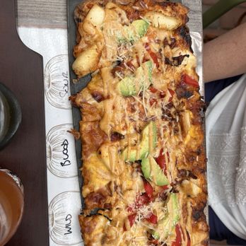 Cidersmith - Chipotle chicken flatbread - Cideries Near Me - St. Augustine, Florida