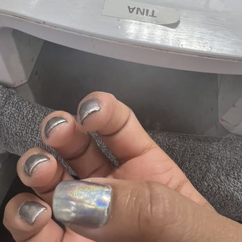 IPolish Nail Bar - A two year old could do better. I also filed a complaint with the Arizona barbering and cosmetology board. - Nail Salons Near Me - Phoenix, Arizona