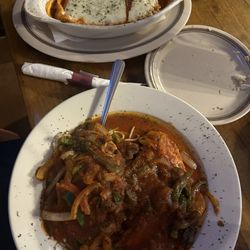 Frankie's Pasta & Pizza - Cacciatore with chicken and Lasagna