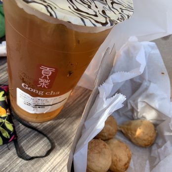 Gong Cha - So good. Wintermelon and fish ball with roe - Coffee & Tea Near Me - Cerritos, California