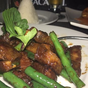 Spice - Crispy Pork belly. Has the right amount of spice and sweetness. Definitely a dish you should order ! - Thai Near Me - New York, New York