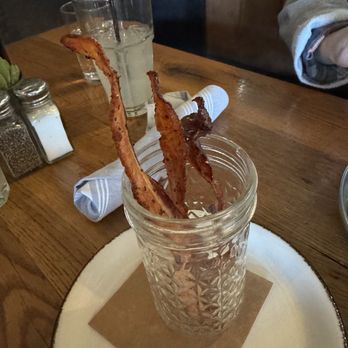 101 Craft Kitchen - Candied bacon , 4 pieces regular thin sliced not thick like you find with Millionaire's Bacon but still great tasting. - Gastropubs Near Me - Fishers, Indiana 101 Craft Kitchen - Candied bacon , 4 pieces regular thin sliced not thick like you find with Millionaire's Bacon but still great tasting. - Gastropubs Near Me - Fishers, Indiana