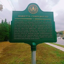 Marietta Campground Historical Marker