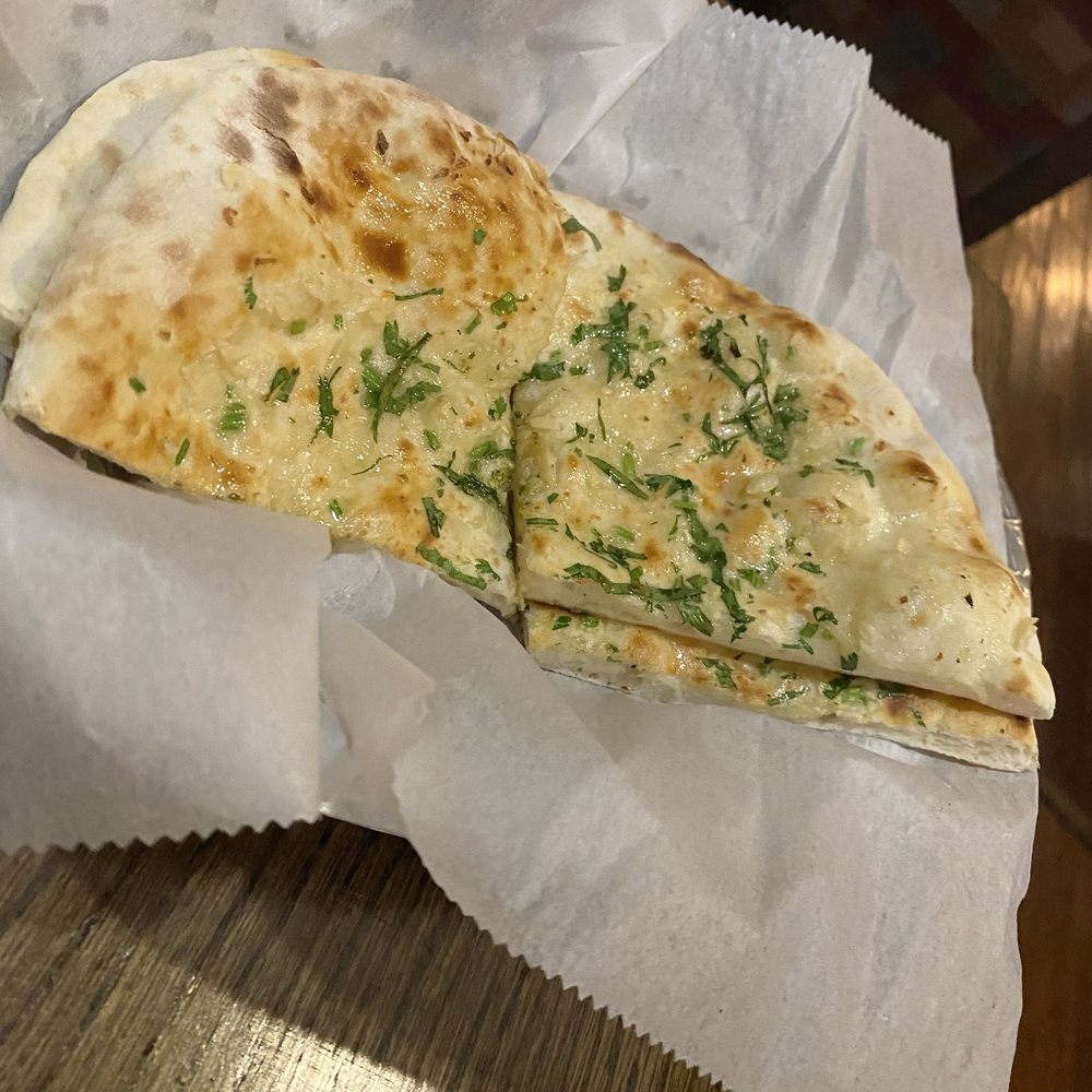 Saffron Indian Bistro - Garlic Naan - Indian Near Me - Virginia Beach, Virginia