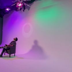 Fogel Sound Studios - Cyclorama wall with color LEDs