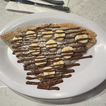 Nutella Cafe - Banana and Nutella crepe - Desserts Near Me - Chicago, Illinois