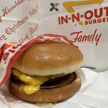 In-N-Out Burger - Plain double-double - Fast Food Near Me - Davis, California