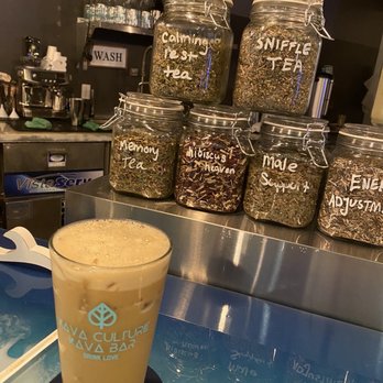 Kava Culture Kava Bar - Kava ans peanut butter served by the kava tinder - Lounges Near Me - Naples, Florida