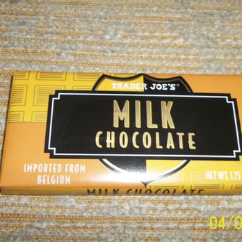 Trader Joe's - TJ's has more than just one item that gets me in the door, but if all they ONLY carried this BELGIAN Chocolate, I'm THERE! - Grocery Near Me - Escondido, California Trader Joe's - TJ's has more than just one item that gets me in the door, but if all they ONLY carried this BELGIAN Chocolate, I'm THERE! - Grocery Near Me - Escondido, California