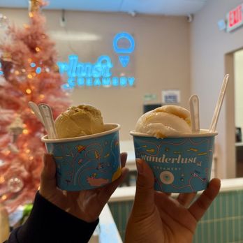 Wanderlust Creamery - mango sticky rice, passion fruit cacao, shining sun, japanese neapolitan - Ice Cream & Frozen Yogurt Near Me - Los Angeles, California Wanderlust Creamery - mango sticky rice, passion fruit cacao, shining sun, japanese neapolitan - Ice Cream & Frozen Yogurt Near Me - Los Angeles, California