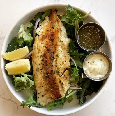 Salty Blue Fish & Chips by null