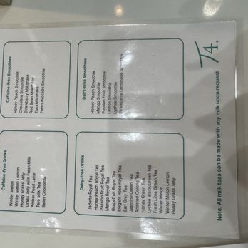 T4 - Menu - Bubble Tea Near Me - Eugene, Oregon