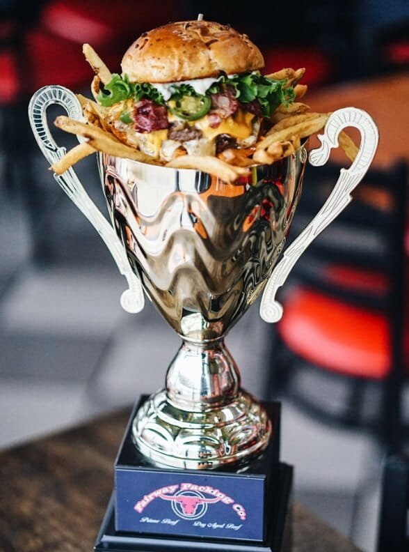 Food from Taystee's Burgers