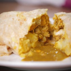 Charlie's Caribbean Cuisine - Chicken roti...it actually looks this good in real life
