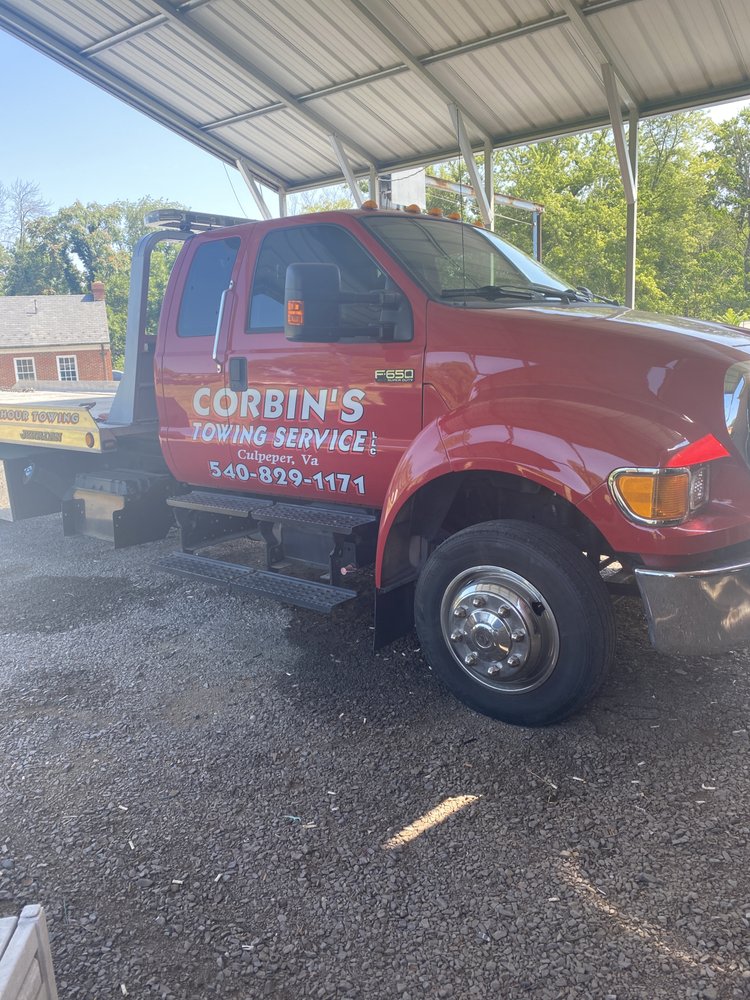 CORBIN’S TOWING SERVICE Updated July 2024 610 Old Brandy Rd