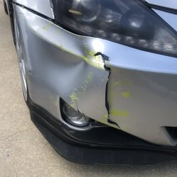 S & M Auto Repair And Body - Damage to front bumper cover