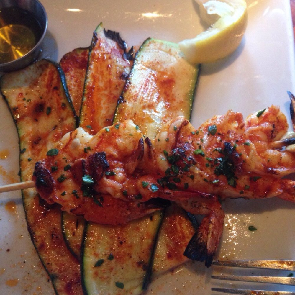 FishBar - Shrimp & grilled zucchini - Seafood Near Me - Manhattan Beach, California FishBar - Shrimp & grilled zucchini - Seafood Near Me - Manhattan Beach, California