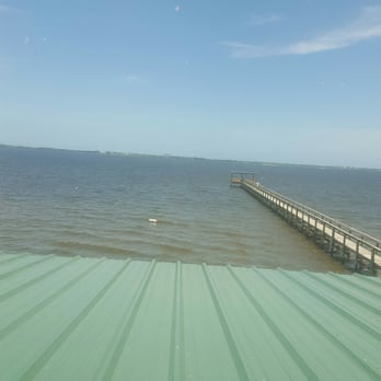Yellow Dog Cafe - The view from our table - Seafood Near Me - Malabar, Florida Yellow Dog Cafe - The view from our table - Seafood Near Me - Malabar, Florida
