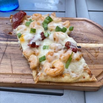 Destination 814 - Shrimp scampi flatbread - American Near Me - Lagrange, Indiana