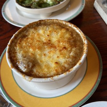 Le Bouchon - Soupe à l'Oignon Gratinée 12 French Onion Soup This is so good! Definitely get it! - French Near Me - Chicago, Illinois