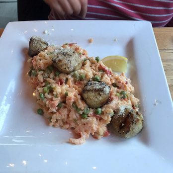 Blaze - Scallop and lobster risotto - Burgers Near Me - Bar Harbor, Maine