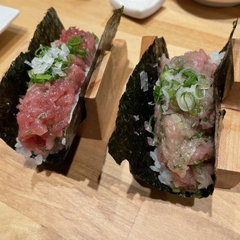 Sugo Hand Roll Bar - Bluefin otoro $18 each - Sushi Bars Near Me - Seattle, Washington Sugo Hand Roll Bar - Bluefin otoro $18 each - Sushi Bars Near Me - Seattle, Washington