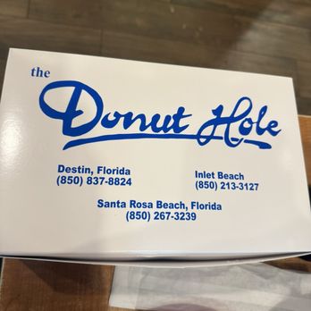 Donut Hole Bakery Cafe - Donut box - Donuts Near Me - Destin, Florida
