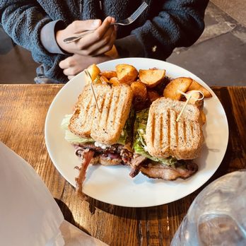 The Hideout Kitchen - Brisket panini - New American Near Me - Lafayette, California The Hideout Kitchen - Brisket panini - New American Near Me - Lafayette, California