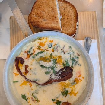 Tatte Bakery & Cafe | Pier 4 - Potato, mushroom, & bacon shakshuka, $16.50. - Coffee & Tea Near Me - Boston, Massachusetts Tatte Bakery & Cafe | Pier 4 - Potato, mushroom, & bacon shakshuka, $16.50. - Coffee & Tea Near Me - Boston, Massachusetts