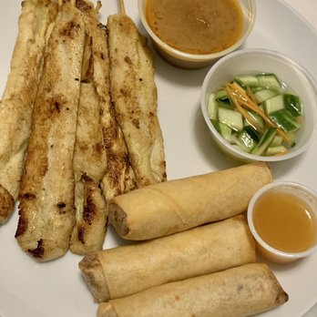 Hi-So Thai - Chicken satay/ duck spring rolls - Thai Near Me - Weehawken, New Jersey Hi-So Thai - Chicken satay/ duck spring rolls - Thai Near Me - Weehawken, New Jersey