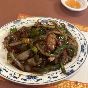 China Lane Restaurant - Pork with black bean sauce. - Chinese Near Me - Hollywood, Florida China Lane Restaurant - Pork with black bean sauce. - Chinese Near Me - Hollywood, Florida