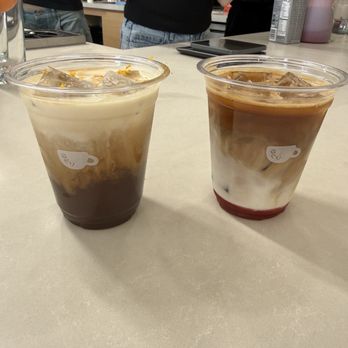 Yutori Coffee - Left: Mont Blanc. Right: iced Strawberry Latte - Coffee & Tea Near Me - Temple City, California Yutori Coffee - Left: Mont Blanc. Right: iced Strawberry Latte - Coffee & Tea Near Me - Temple City, California