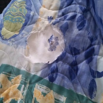 Beach Colony Resort - Holes in bed covers. Disgusting - Resorts Near Me - Myrtle Beach, South Carolina