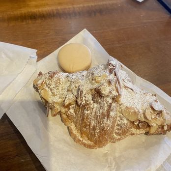 Petit Pierre Bakery - Almond Croissant & Salted Caramel Macaron - Bakeries Near Me - Seattle, Washington Petit Pierre Bakery - Almond Croissant & Salted Caramel Macaron - Bakeries Near Me - Seattle, Washington