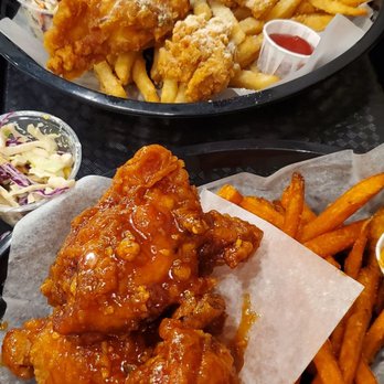 Pelicana Chicken - 4 piece bone in chicken dinners. - Korean Near Me - Vancouver, British Columbia Pelicana Chicken - 4 piece bone in chicken dinners. - Korean Near Me - Vancouver, British Columbia