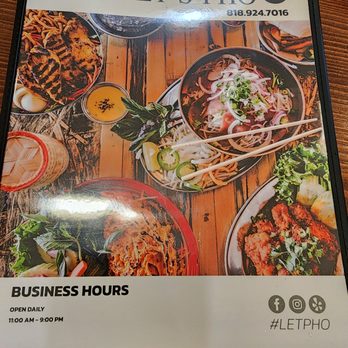 Let‘s Pho 2 - Thai Near Me - San Fernando Valley, California