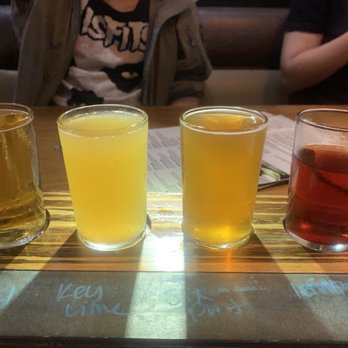 BJ's Restaurant & Brewhouse - Craft beer flight - Pizza Near Me - Tallahassee, Florida