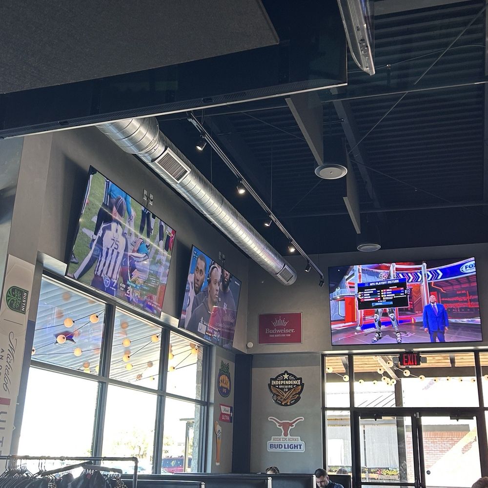 Burger Bar - More TV's - Sports Bars Near Me - Cedar Park, Texas Burger Bar - More TV's - Sports Bars Near Me - Cedar Park, Texas