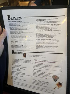 Menu photo 6 7 Mile House Brisbane, CA Menu photo 6 7 Mile House Brisbane, CA