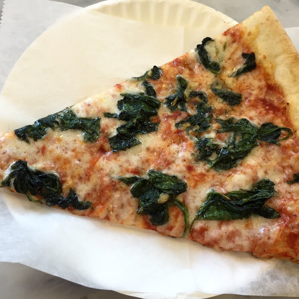 Queen Pizza - Tasty and healthy Spinach Pizza! - Pizza Near Me - Newark, New Jersey