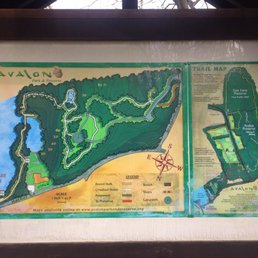 A map of the grounds.