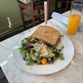 Nonni's Bistro - Curried Egg Salad Sandwich - Modern European Near Me - Pleasanton, California