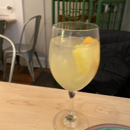 White Sangria in a glass